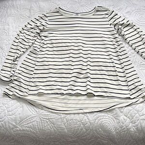 Westport Navy and Cream Striped Top